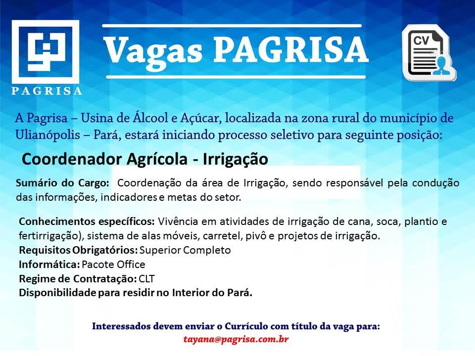 Processo seletivo na PAGRISA