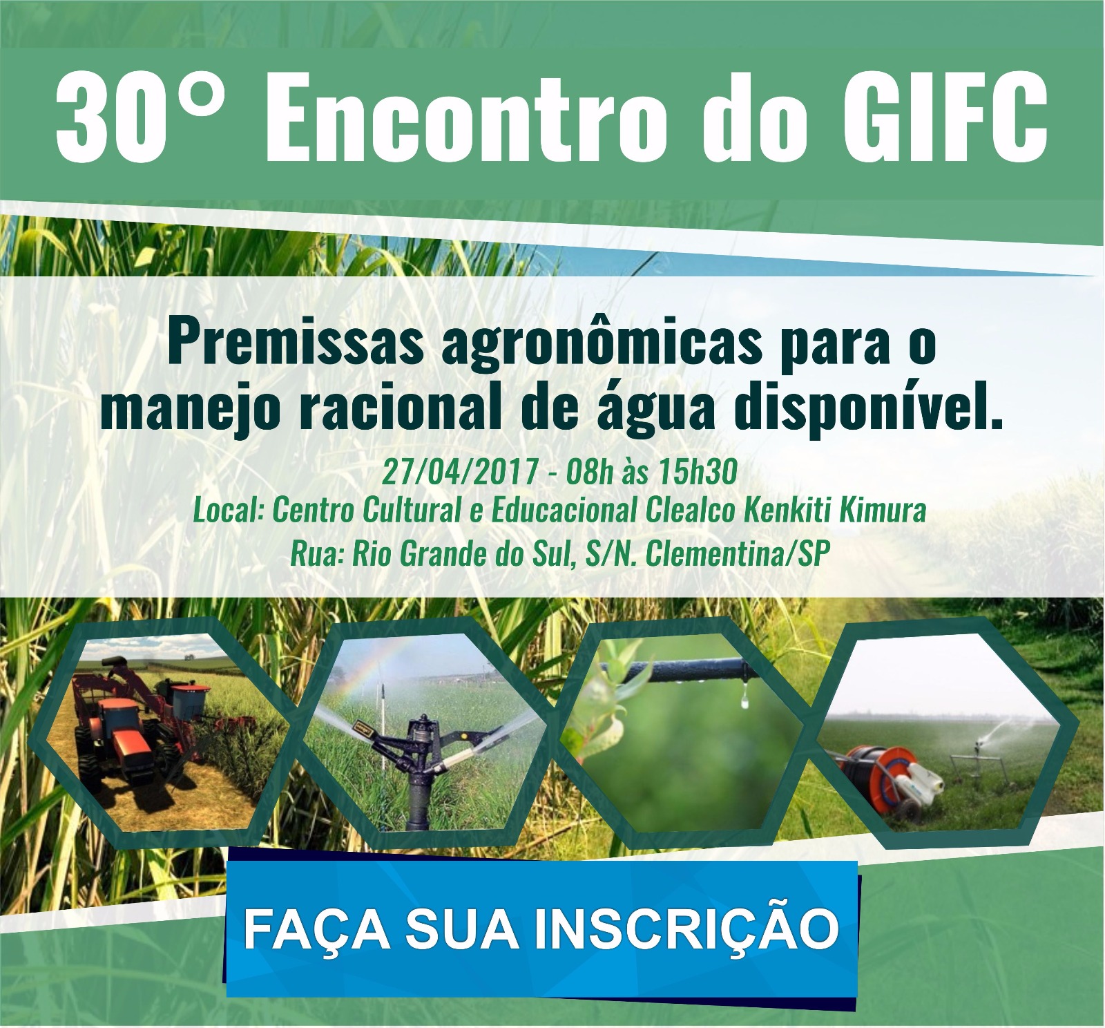 Inscrição: 30º Encontro GIFC