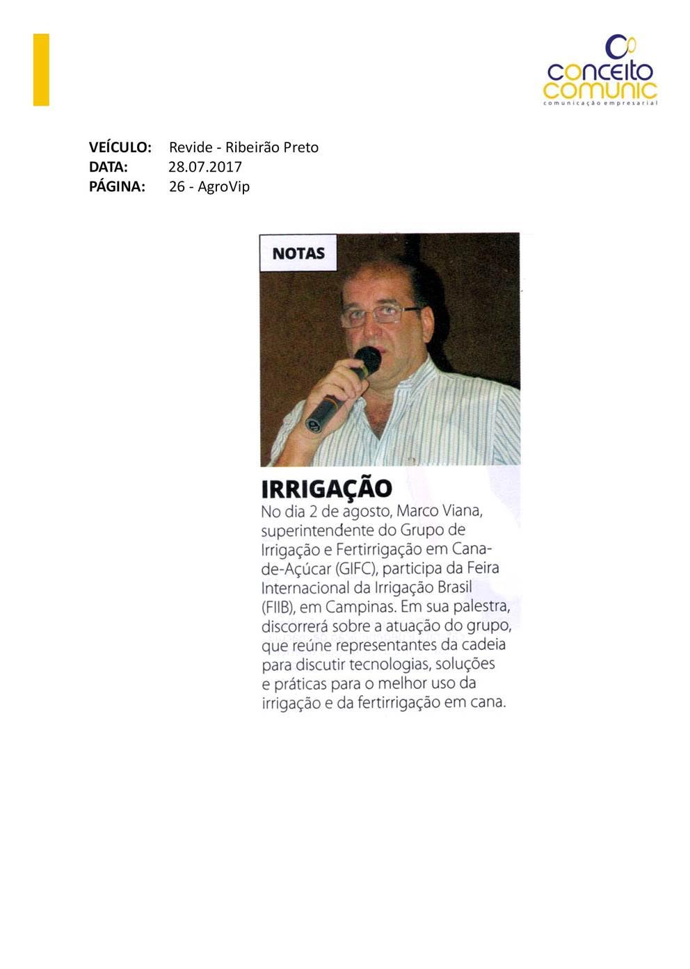 GIFC na mídia: revista Revide